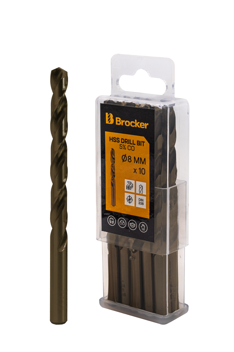 BROCAS HSS - M2 - PULGADA - AMBAR