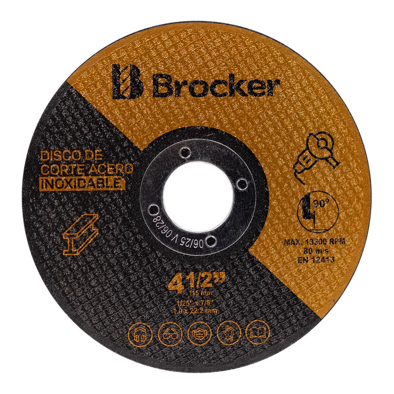 DISCO DE CORTE ACERO INOXIDABLE