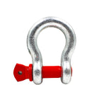 GRILLETES TIPO LIRA FORJADO PIN ROJO