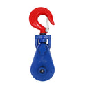 PATESCA AZUL CON GANCHO ROJO