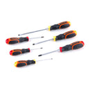 SET DE DESTORNILLADORES PLANOS Y PHILLIPS - 6 PIEZAS