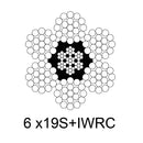 CABLES ALMA DE ACERO - NEGRO - TIPO BOA