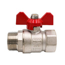 VÁLVULAS ESFÉRICAS MARIPOSA HEMBRA - MACHO